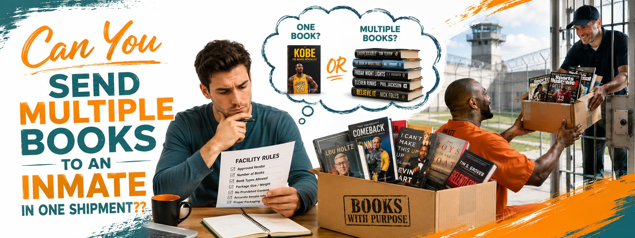 Can You Send Multiple Books to an Inmate in One Shipment?