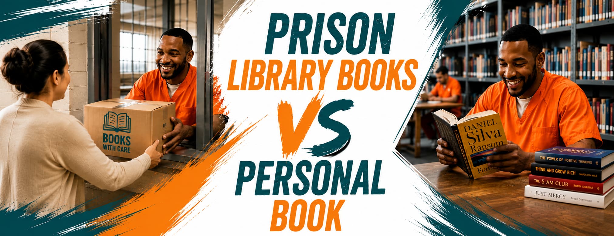 Prison Library Books vs Personal Book Deliveries: What’s the Difference?